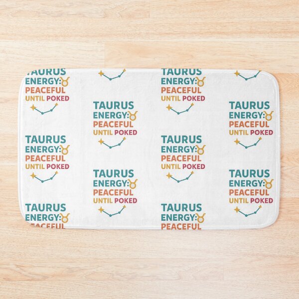 Item preview, Taurus Calm Yet Fierce Energy Zodiac Quote designed and sold by PetalCraft.
