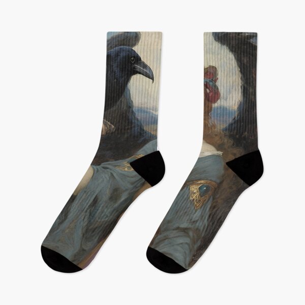 Item preview, Goddess Morrigan with Raven. designed and sold by SoniaSarkali.