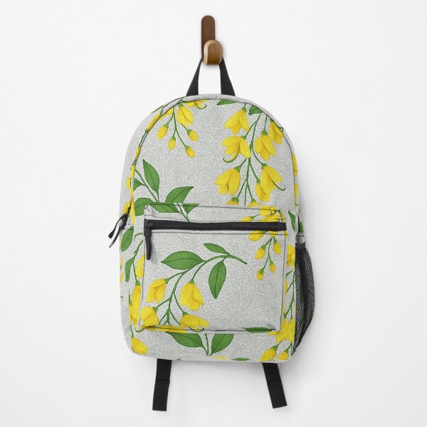 Item preview, Laburnum tree – Elegant floral pattern in yellow & green designed and sold by VisionsofArt.