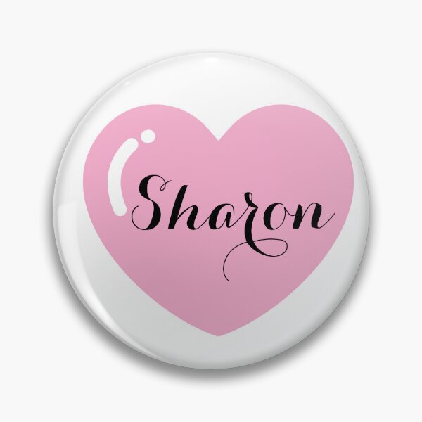 Artikelvorschau, Name Sharon mit rosa Herz entworfen und verkauft von Monika Howarth.