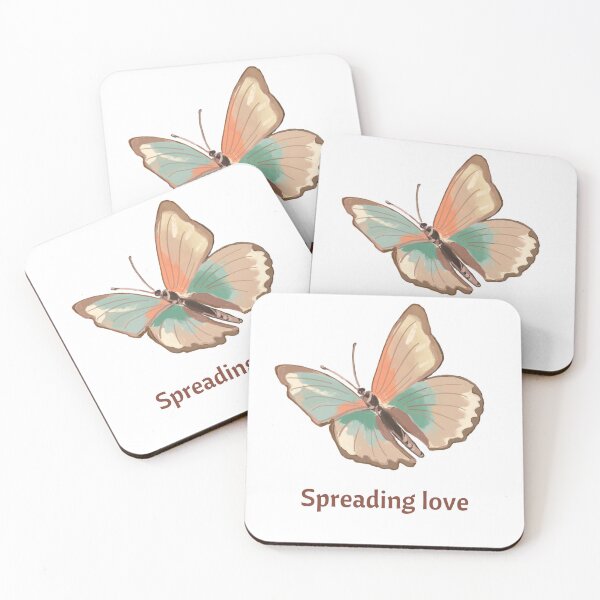 Item preview, BUTTERFLY SPREADING LOVE - ARTISTIC DESIGN designed and sold by CholarCrafts.