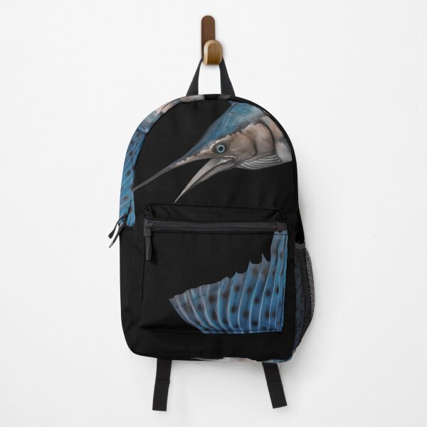 Item preview, Marlin Sailfish swordfish: Blue-black striped marlin with large sail-like dorsal fin mounted as trophy designed and sold by mirrorimages.