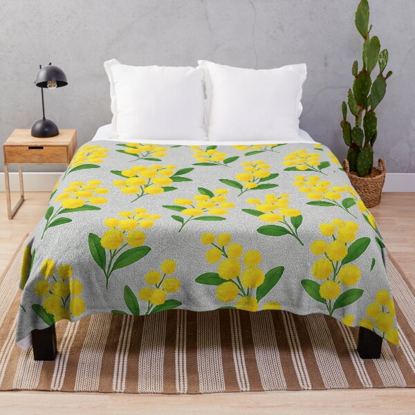 Item preview, Golden Wattle – Australia’s national flower as an elegant pattern designed and sold by VisionsofArt.