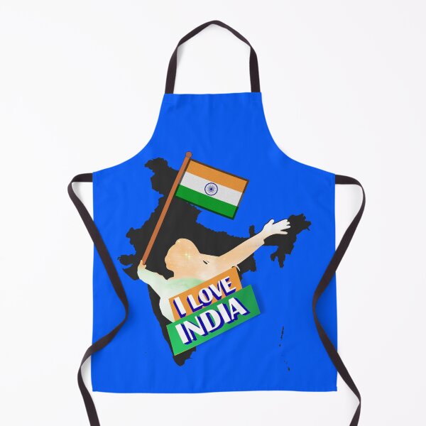 Item preview, I Love India with Indian Flag and Map Pride Art designed and sold by ArtsyExplorer.