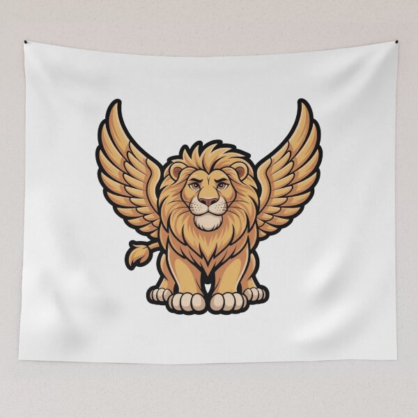 Item preview, Golden Winged Lion designed and sold by ArtQueen777.