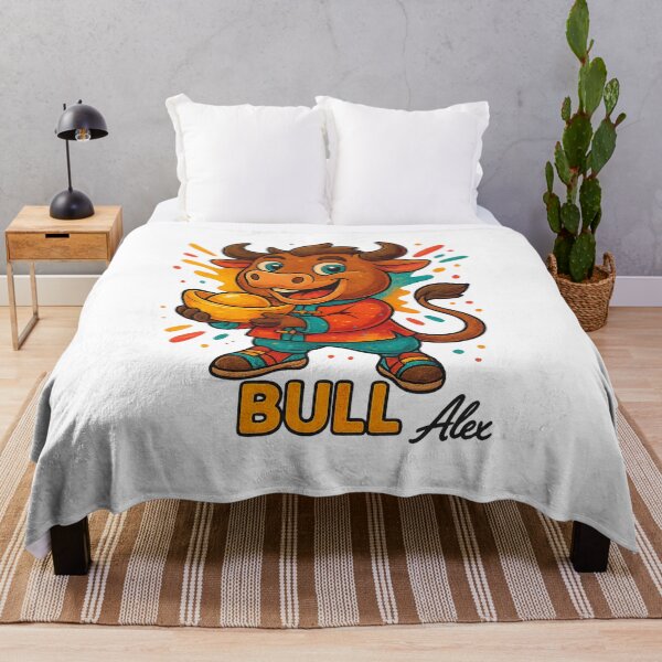 Item preview, Ox – Chinese Zodiac Sign Cute Cartoon with Splash Colors designed and sold by AlexLineArt.