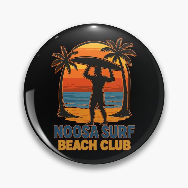 Item preview, Noosa Surf Beach Club Retro designed and sold by TomFrontierArt.