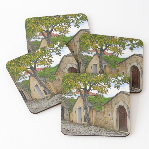Item preview, Wine cellars of Kellergasse in Purbach, Burgenland,Austria,autumn season designed and sold by goceris.