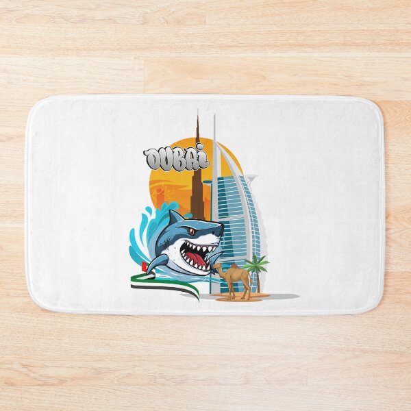 Item preview, Dubai shark Burj Al Arab holidays camel summer sun designed and sold by Tattoo-Shirt Designer .