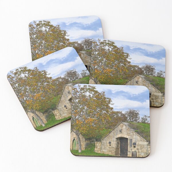 Item preview, Stone wine cellars in Purbach, Burgenland,Austria,autumn season designed and sold by goceris.