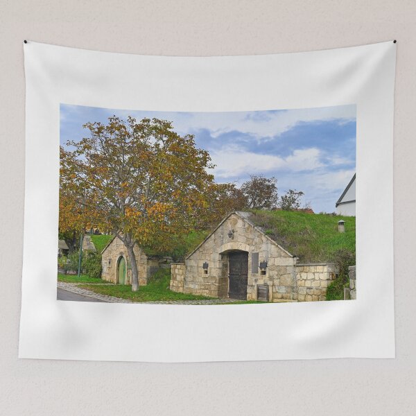 Item preview, Stone wine cellars in Purbach, Burgenland,Austria,autumn season designed and sold by goceris.
