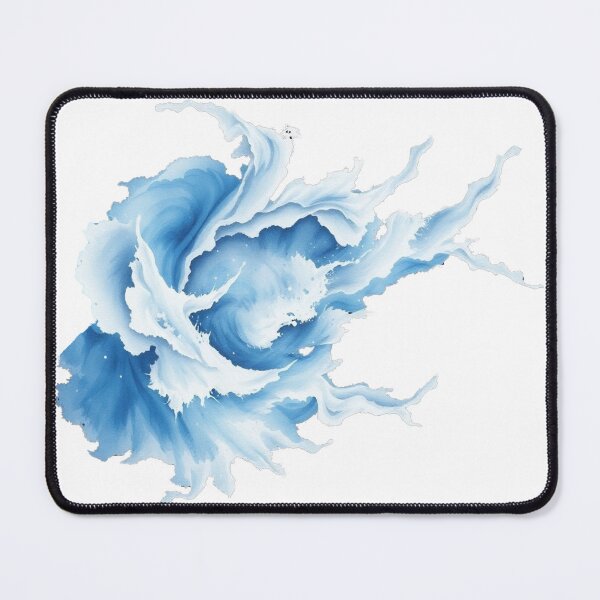 Item preview, Ethereal Blue Wave Art designed and sold by EllDAV777.