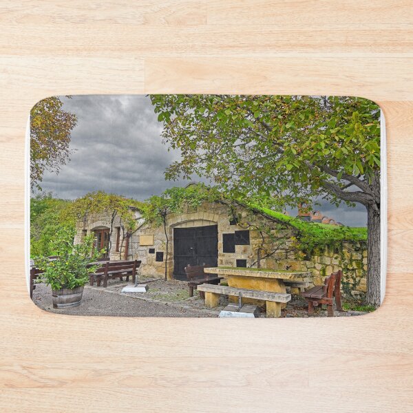 Item preview, Old stone wine cellars in Purbach, Burgenland, Austria,autumn season  designed and sold by goceris.