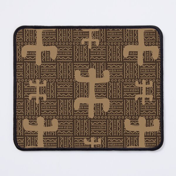 Item preview, African brown textile bogolan designed and sold by Wolagno.