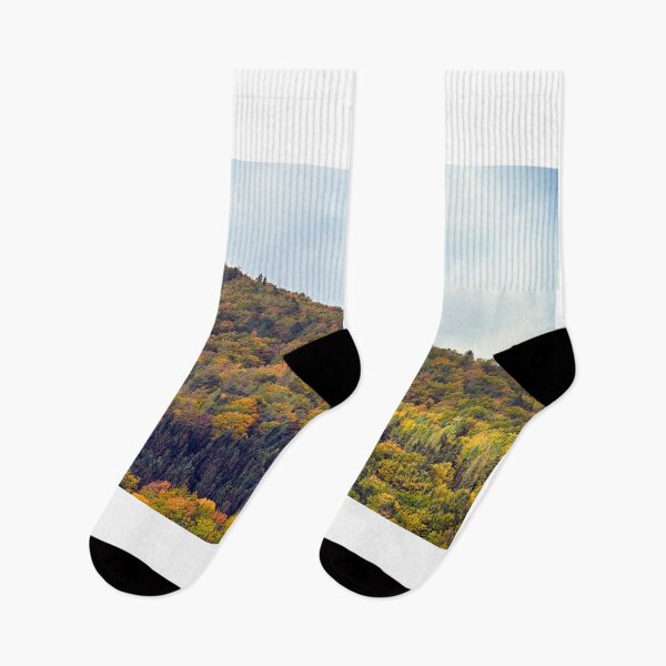 Item preview, Castle Grimmenstein on a hill in an autumnal forest landscape,Austria designed and sold by goceris.
