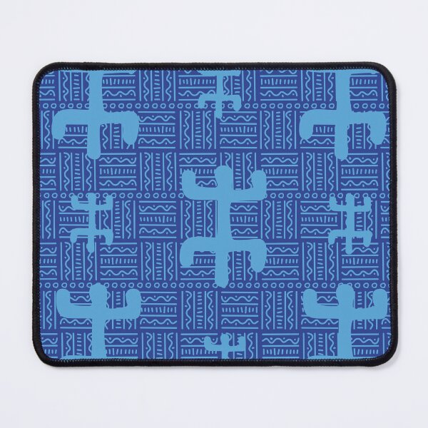 Item preview, Bogolan blue African textile designed and sold by Wolagno.