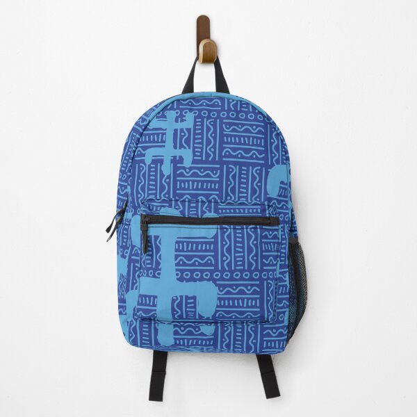 Item preview, Bogolan blue African textile designed and sold by Wolagno.
