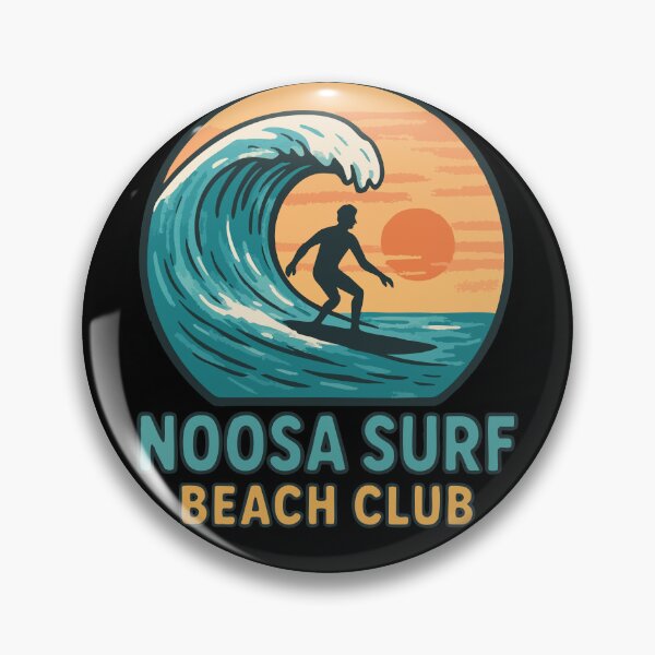 Item preview, Noosa Surf Beach Club Australia Retro designed and sold by TomFrontierArt.