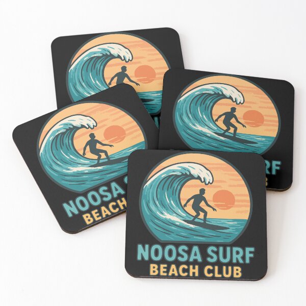 Item preview, Noosa Surf Beach Club Australia Retro designed and sold by TomFrontierArt.