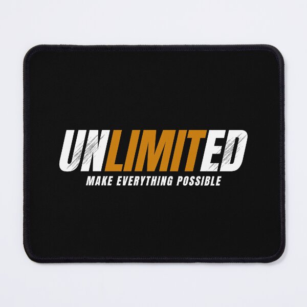 Item preview, Unlimited – Make Everything Possible Motivational Design designed and sold by MP-GRAPHIXS.