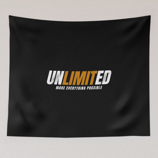 Item preview, Unlimited – Make Everything Possible Motivational Design designed and sold by MP-GRAPHIXS.