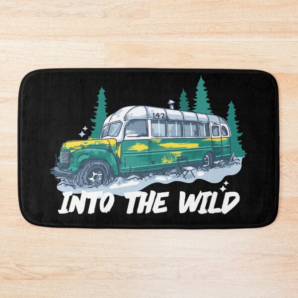 Item preview, Into the Wild Magic Bus 142 nature movie white designed and sold by grafikis.