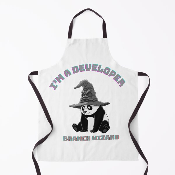 Item preview, Panda Wizadr, I'm a developer branch wizard, designed and sold by LorekWiola27.