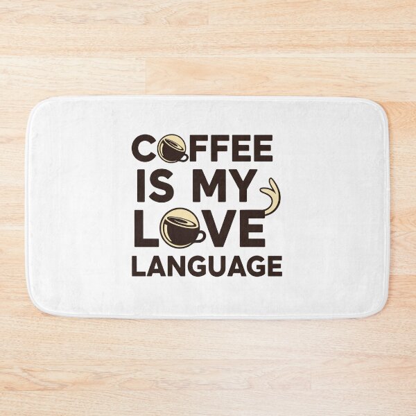 Item preview, Coffee is My Love Language – Bold Text Minimal Coffee Cup T-Shirt designed and sold by ArtByRahim.