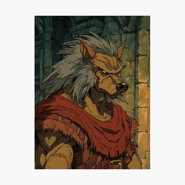 Fantasy Gnoll Token Photographic Print