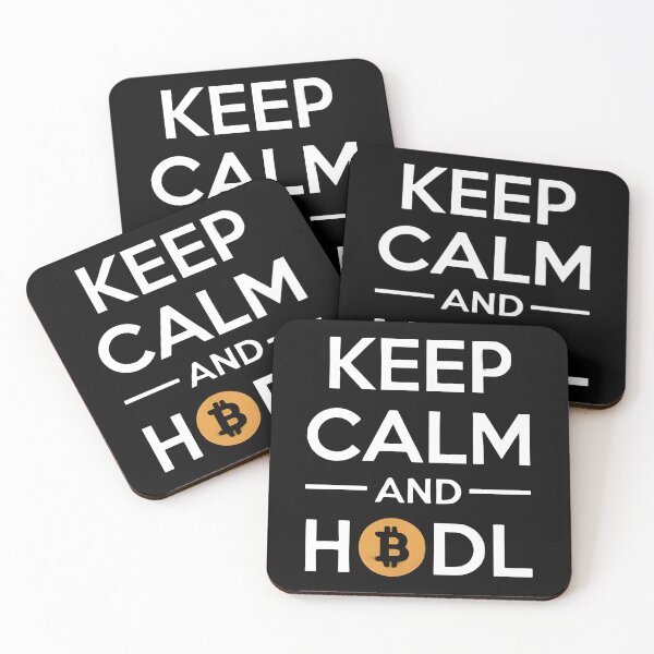 Item preview, KEEP CALM AND HODL - White designed and sold by boku98.