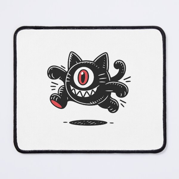 Item preview, Cyclops Cat in Motion – Bold Rubber-Hose Cartoon designed and sold by haitrieuic96.
