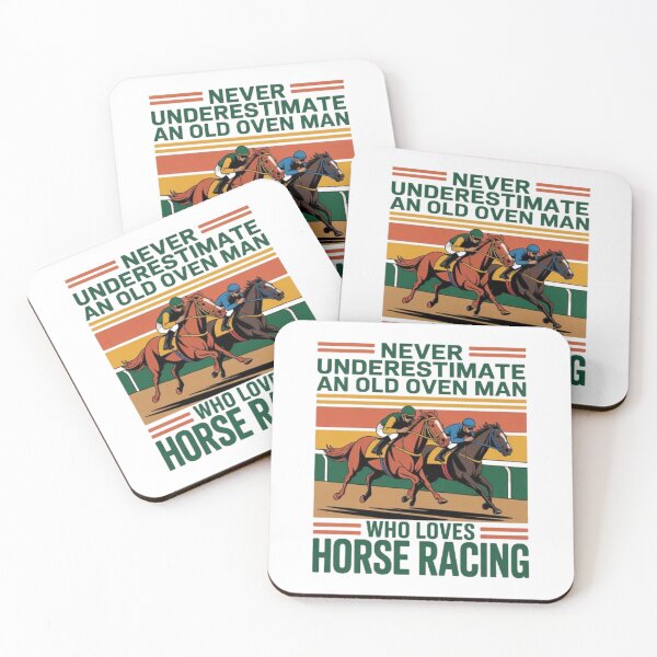 Item preview, Never Underestimate An Old Man Who Loves Horse Racing designed and sold by BHMARTS.