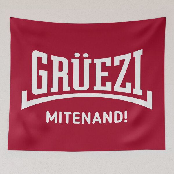 Item preview, Grüezi Mitenand! (Switzerland / Concave / White) designed and sold by MrFaulbaum.