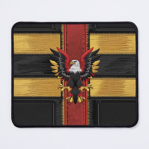 Item preview, German Eagle Black Red Gold Flag Art designed and sold by ArtDesignTp.