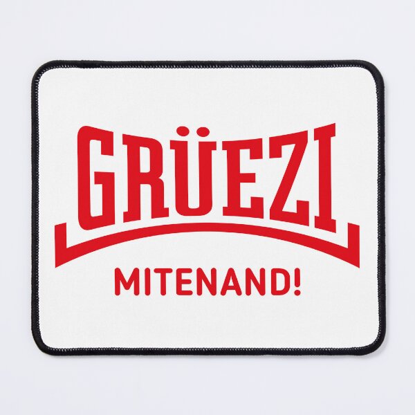 Item preview, Grüezi Mitenand! (Switzerland / Concave / Red) designed and sold by MrFaulbaum.