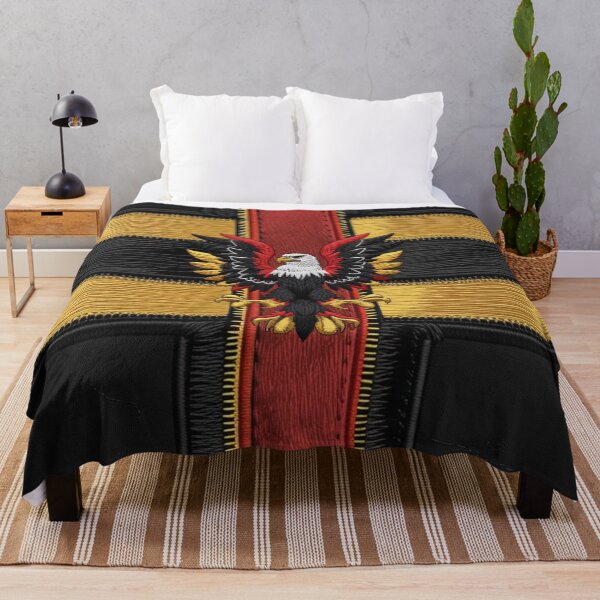 Item preview, German Eagle Black Red Gold Flag Art designed and sold by ArtDesignTp.