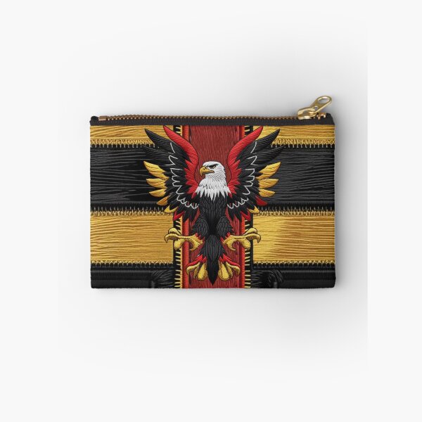 Item preview, German Eagle Black Red Gold Flag Art designed and sold by ArtDesignTp.