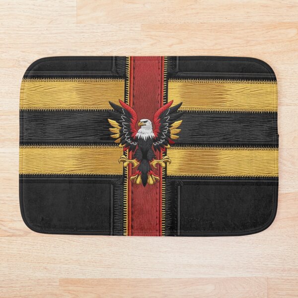 Item preview, German Eagle Black Red Gold Flag Art designed and sold by ArtDesignTp.