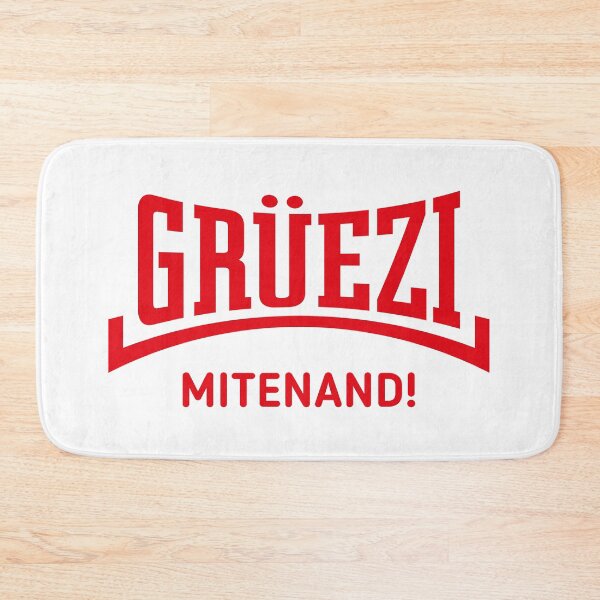 Item preview, Grüezi Mitenand! (Switzerland / Concave / Red) designed and sold by MrFaulbaum.