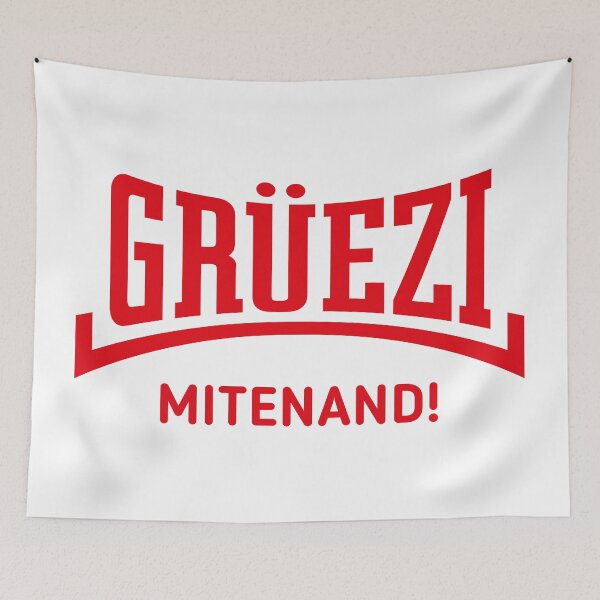 Item preview, Grüezi Mitenand! (Switzerland / Concave / Red) designed and sold by MrFaulbaum.