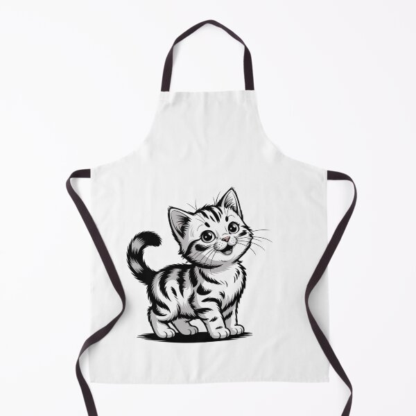 Item preview, Cute fluffy kitten in anime style designed and sold by Art - KP.