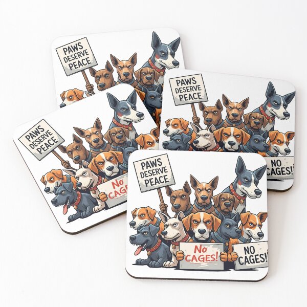 Item preview, Cartoon Dogs Protesting designed and sold by starlooklike.