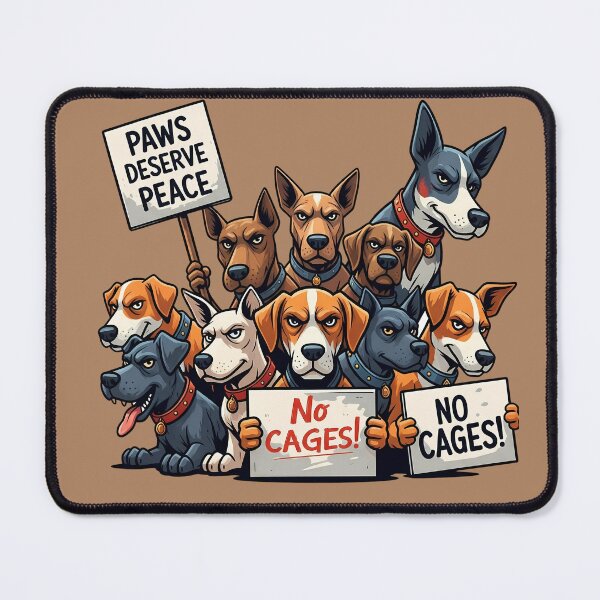 Item preview, Cartoon Dogs Protesting designed and sold by starlooklike.