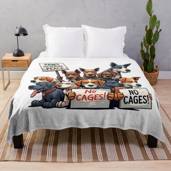 Item preview, Cartoon Dogs Protesting designed and sold by starlooklike.
