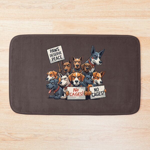 Item preview, Cartoon Dogs Protesting designed and sold by starlooklike.