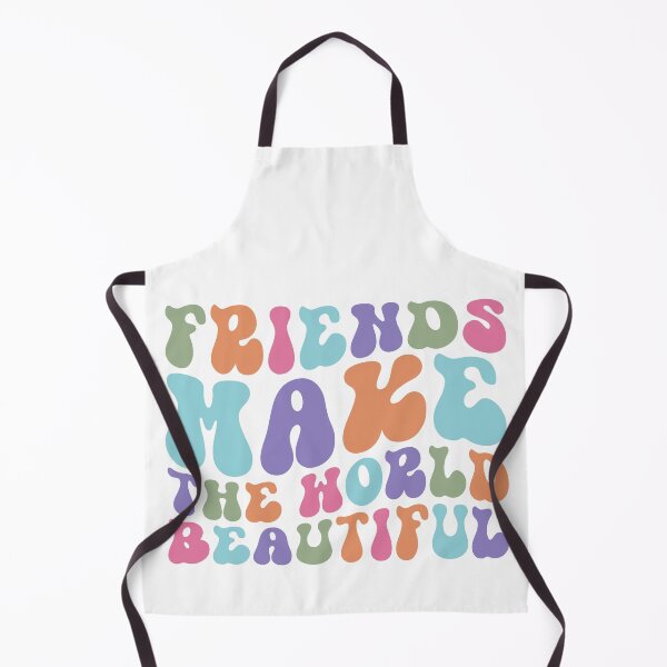 Item preview, Friends Make the World Beautiful – Friendship Quote designed and sold by artcultreone.