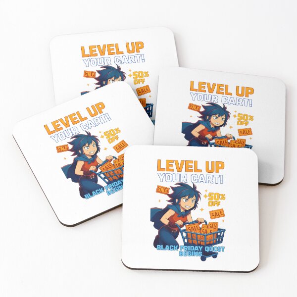 Item preview, Level Up Your Cart – Retro Pixel Art Black Friday Design designed and sold by Aucia.