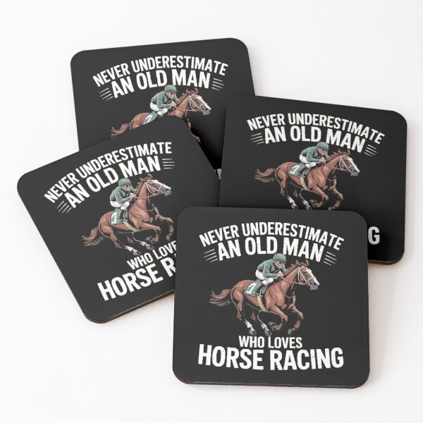 Item preview, Never Underestimate An Old Man Who Loves Horse Racing designed and sold by BHMARTS.
