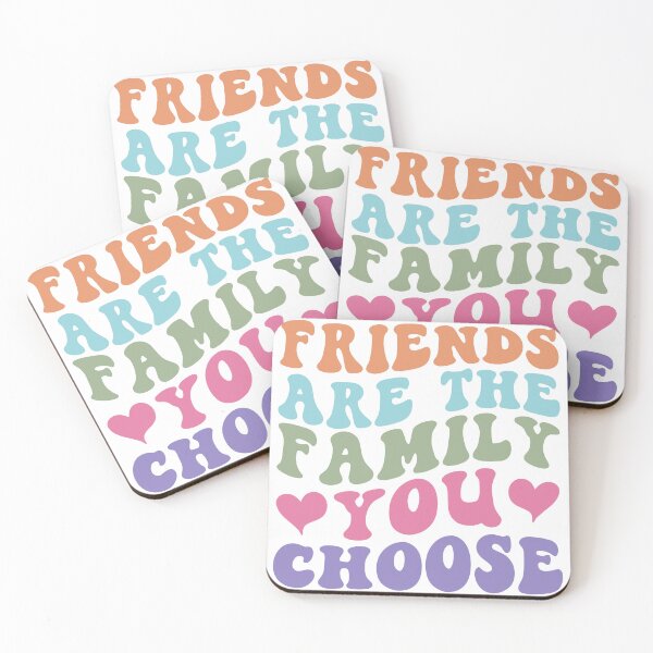 Item preview, Friends Are the Family You Choose – Friendship Quote designed and sold by artcultreone.