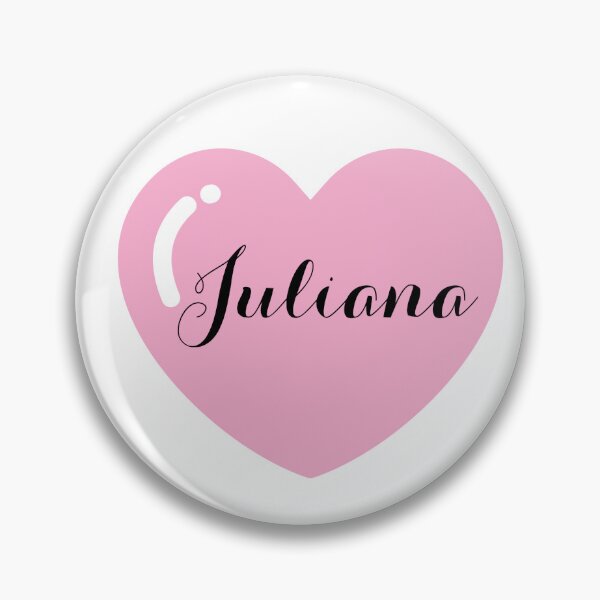 Item preview, Juliana Name with Pink Heart  designed and sold by Artbymonika.